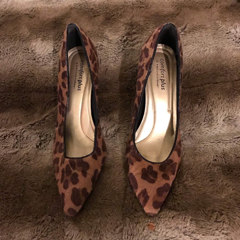 Leopard print heels